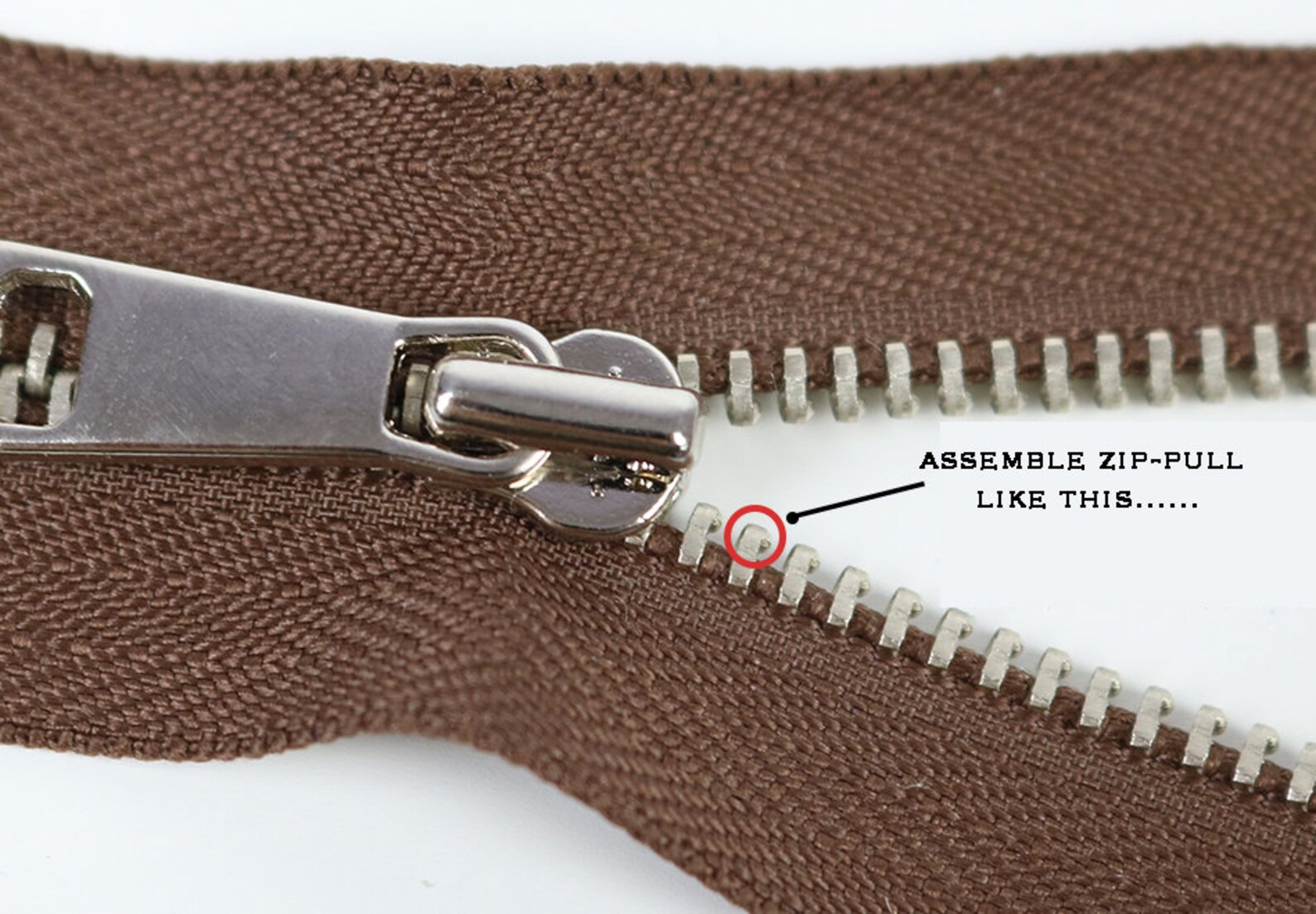 Metal teeth ZIPPER FULL SET Comes in 16 colours Length Etsy