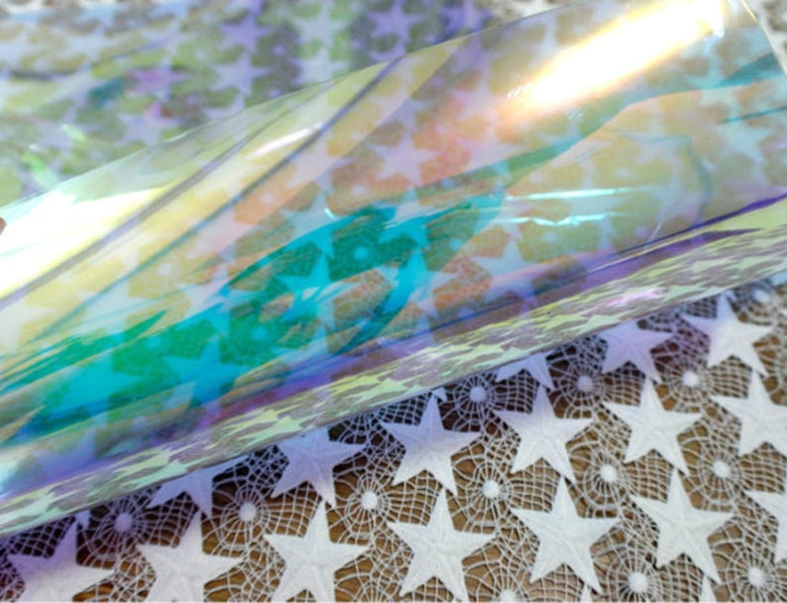 HOLOGRAM SHEET High quality PVC by quarter Etsy