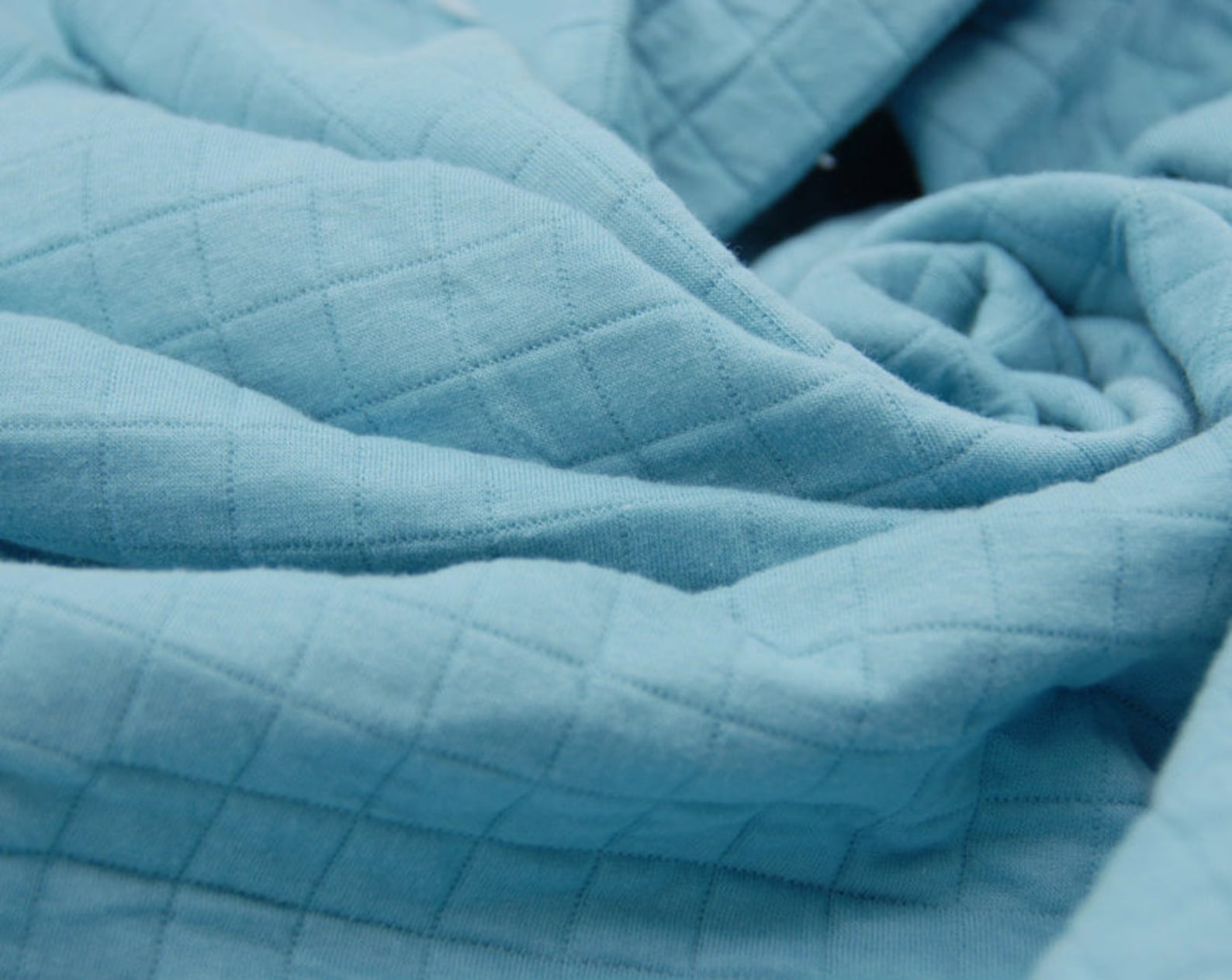 STRETCHY QUILTED KNIT fabric by Yard 4 colours Lovely cubic Etsy