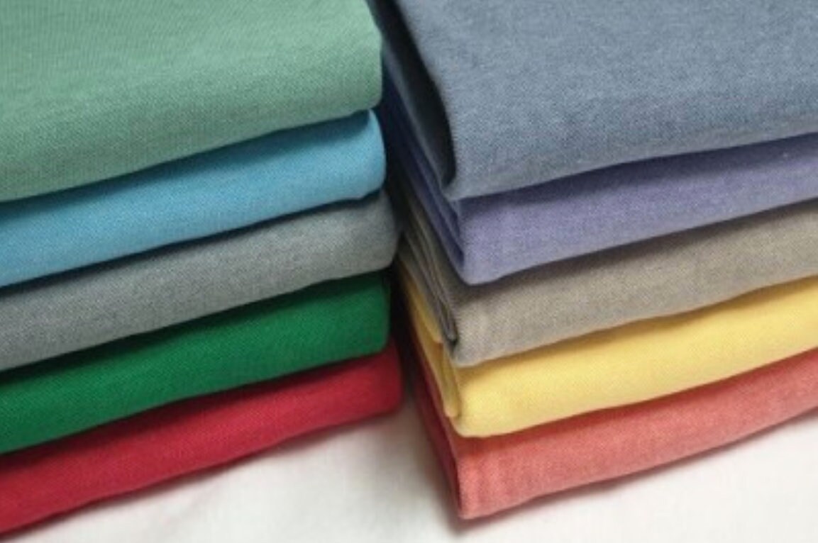 COTTON 100 PIQUE FABRIC 34 colours by yard 193cm 76 | Etsy