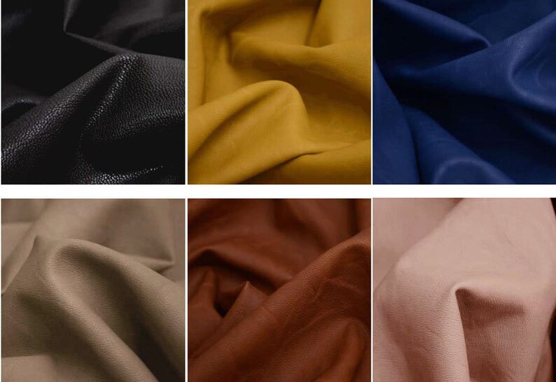 Faux Leather Soft leather fabric 137cm54' wide By Etsy