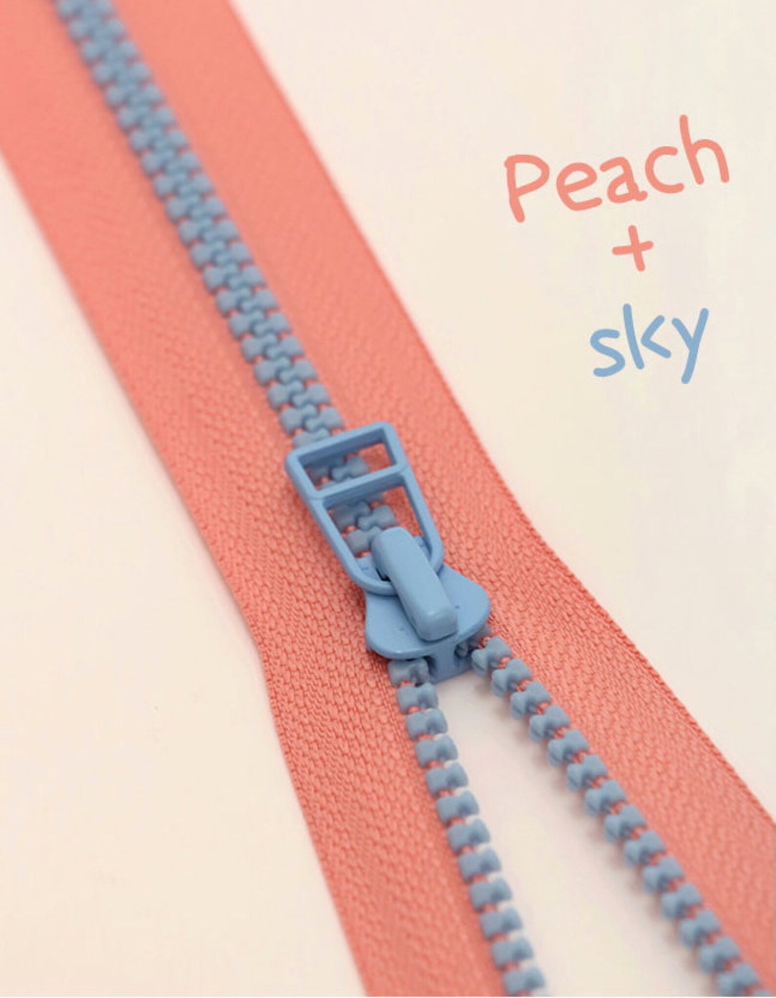 UNIQUE COLOUR ZIPPER Collection Set of 2 Pieces Comes in 7 Etsy