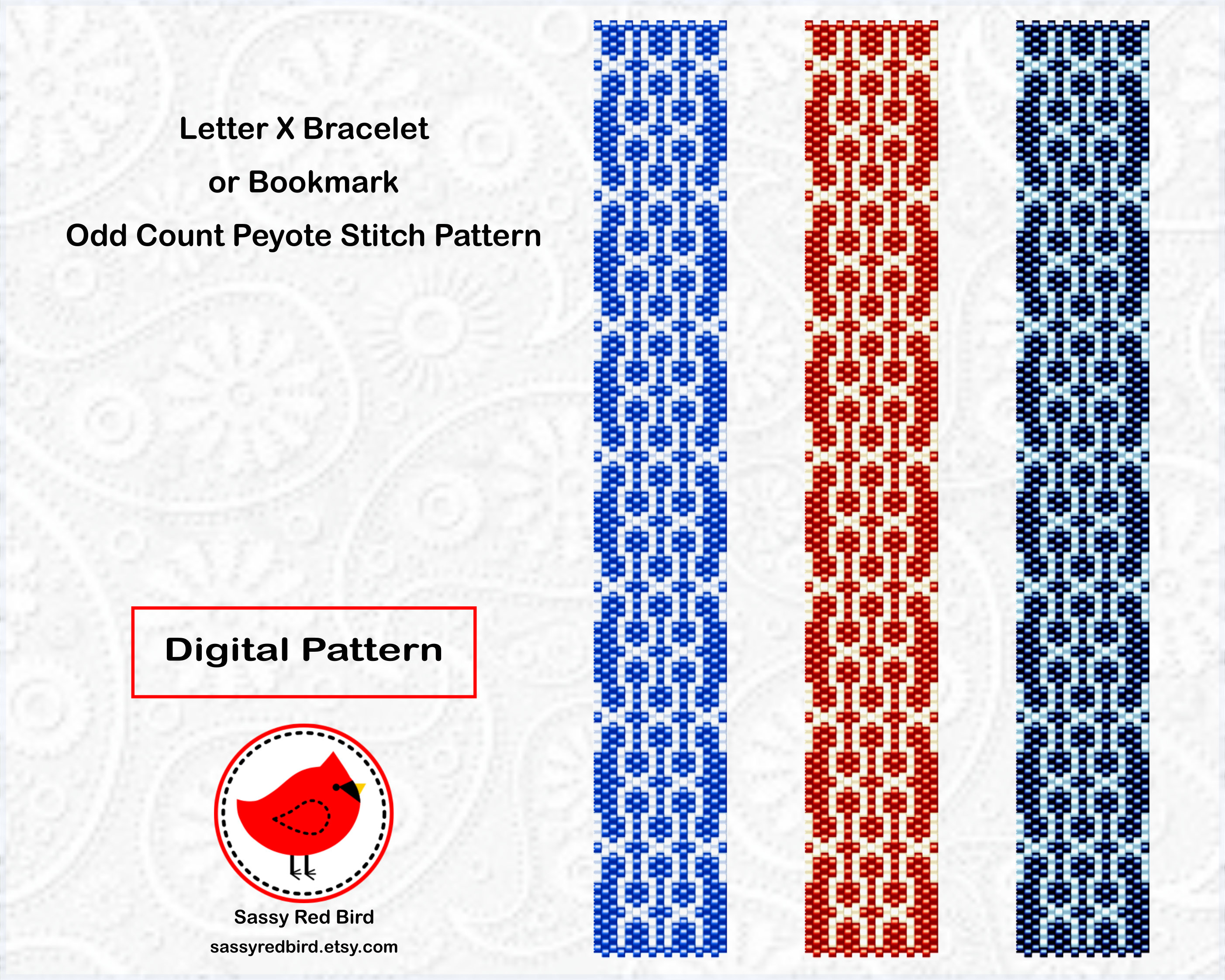 X store bracelet pattern