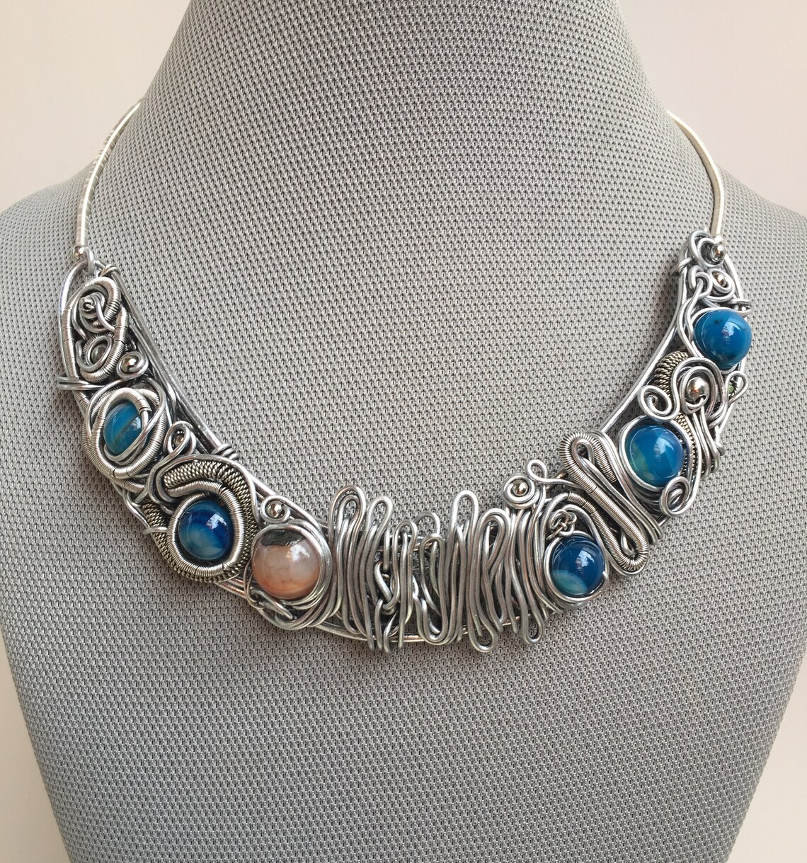 Hypoallergenic Chain. Unique Handmade Necklace. Necklace Etsy