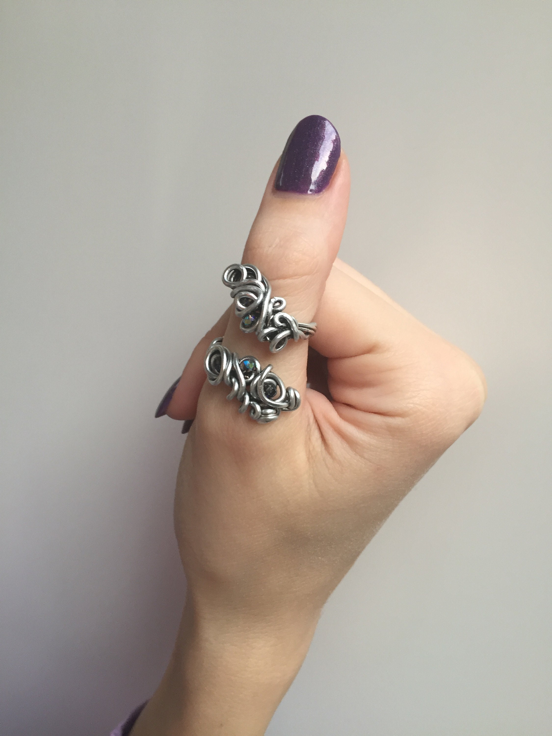 handmade adjustable rings