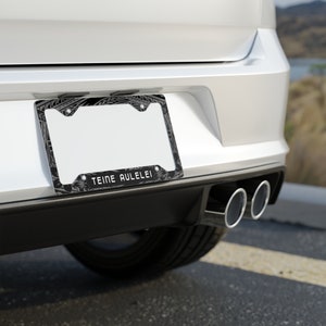 TEINE AULELEI Metalen kentekenplaatframe - Samoaanse auto, Samoaanse Teine, mooie Samoaanse, Samoaanse gift, Polynesische gift, Pacific Islander Car