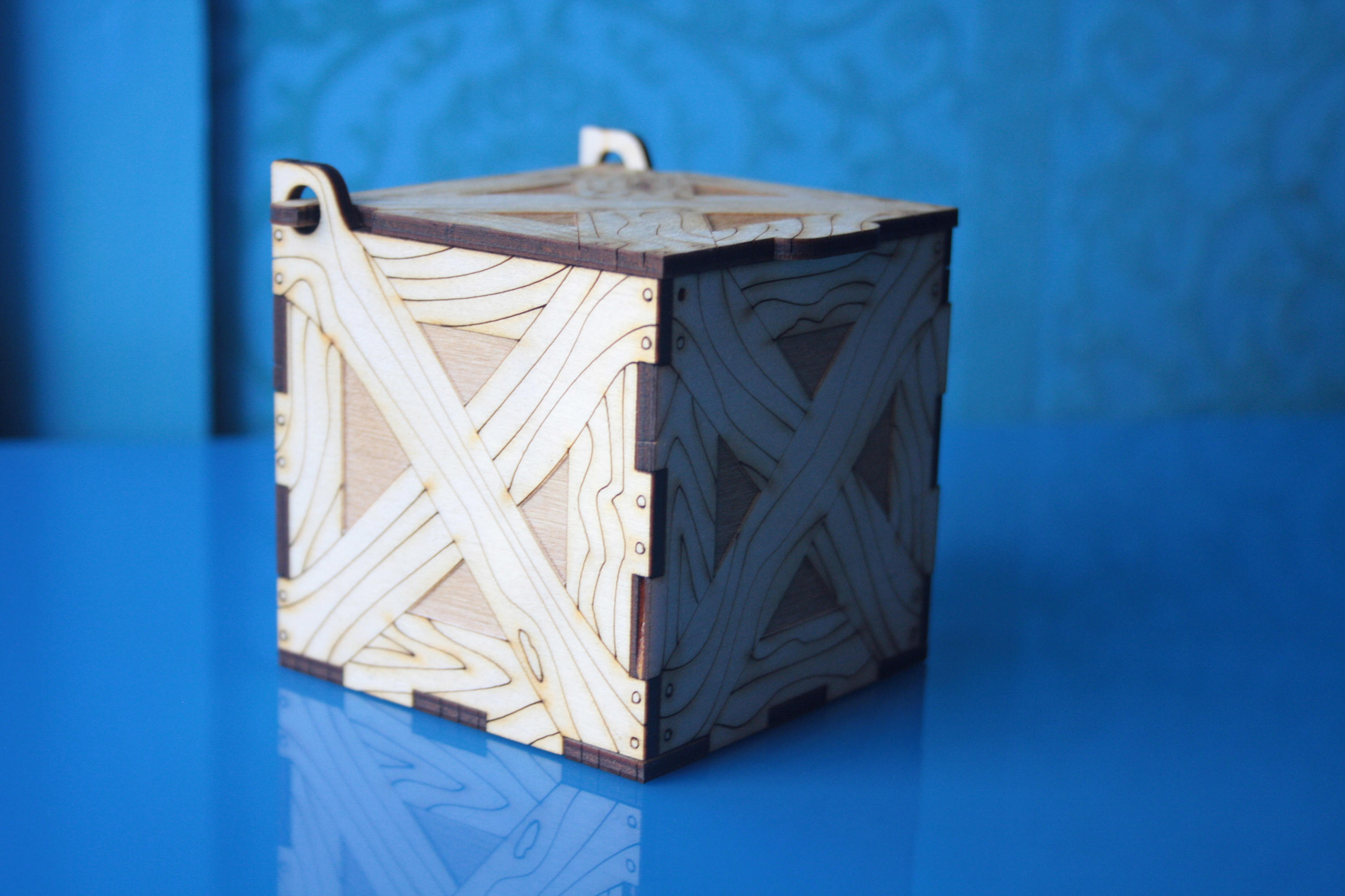 Laser Cut Crates Set of 3 100mm 75mm 50mm digital Vector Etsy