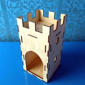 Laser cut castle towers and walls digital vector files DIY toys image 5