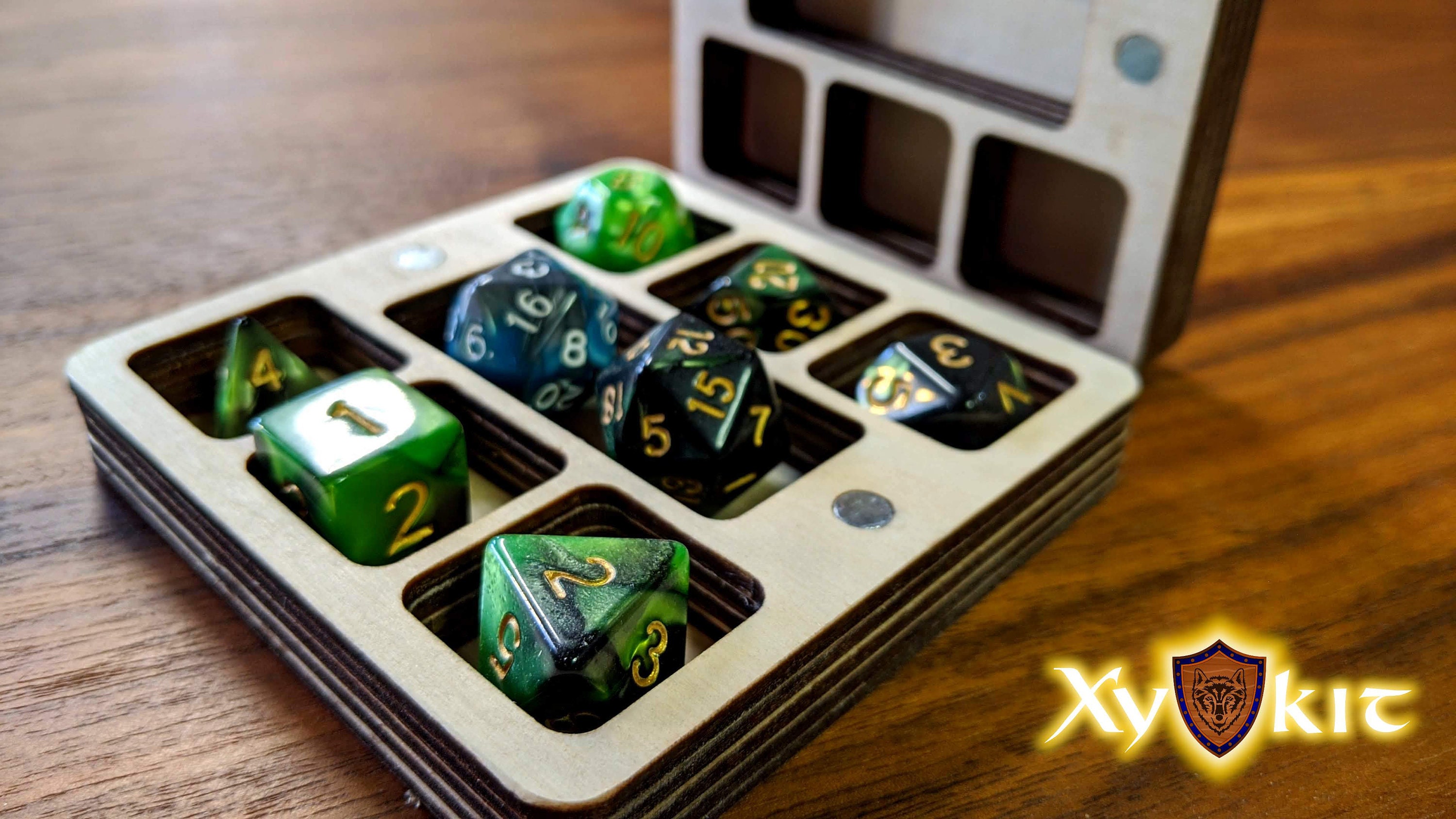 Square Dice Box With Hand-drawn Engravings digital - Etsy
