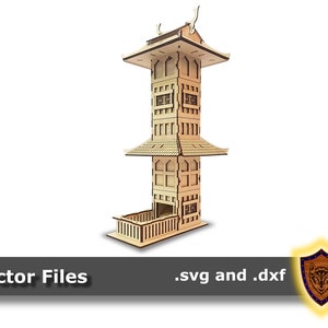 The Pagoda Dice Tower - Modular System - (Laser Files Digital Download)