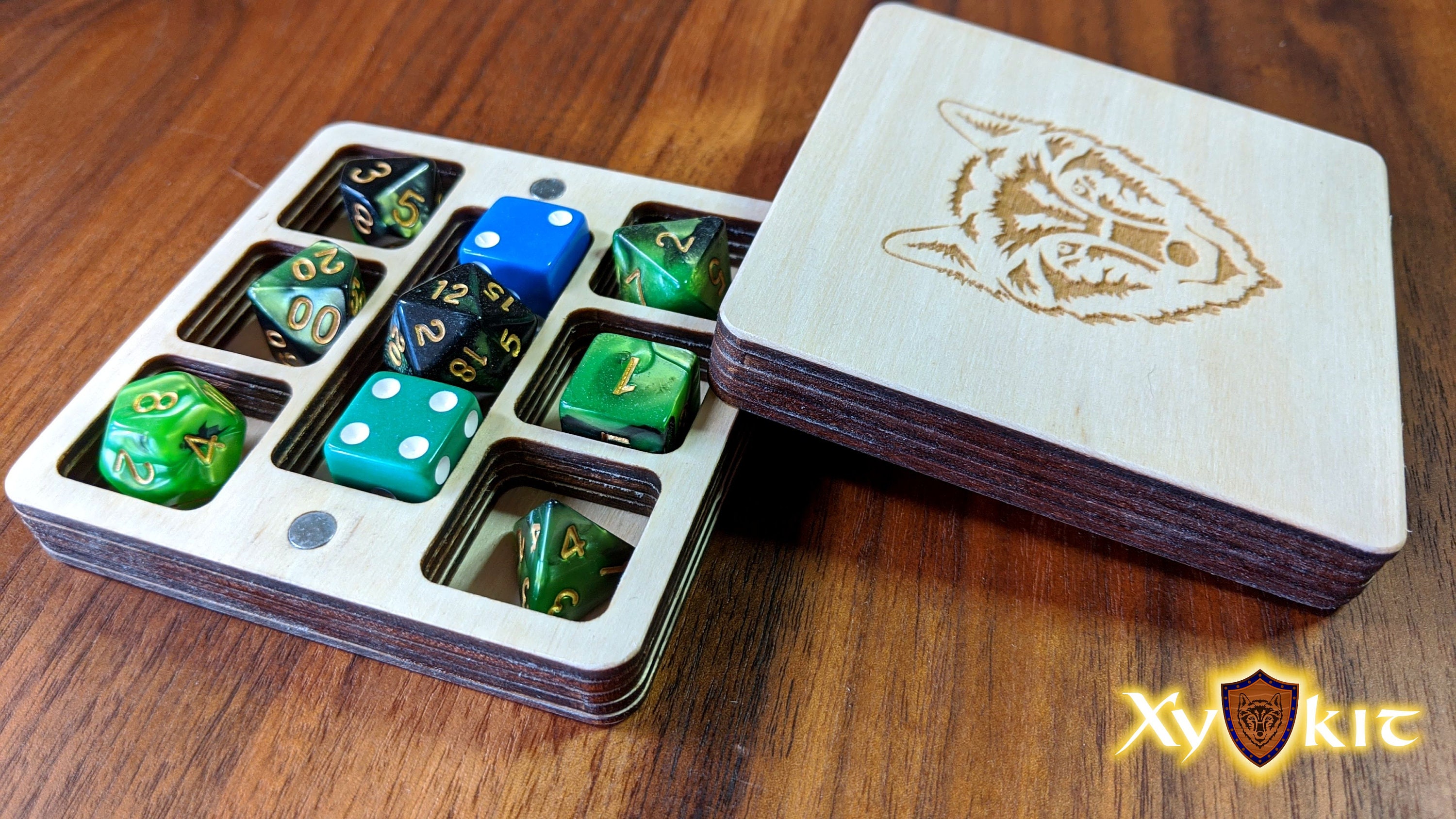 Square Dice Box With Hand-drawn Engravings digital - Etsy