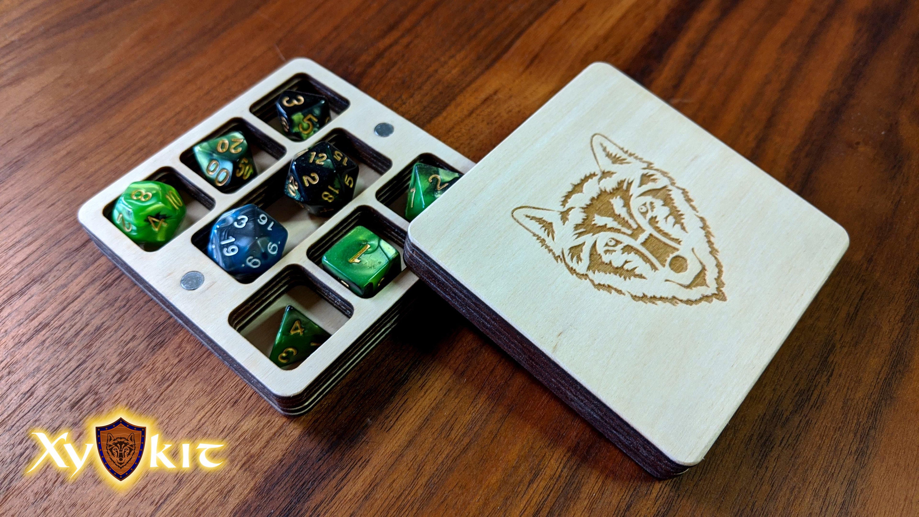 Square Dice Box With Hand-drawn Engravings digital - Etsy