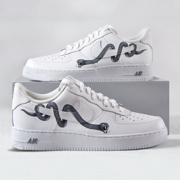 gucci snake air force ones