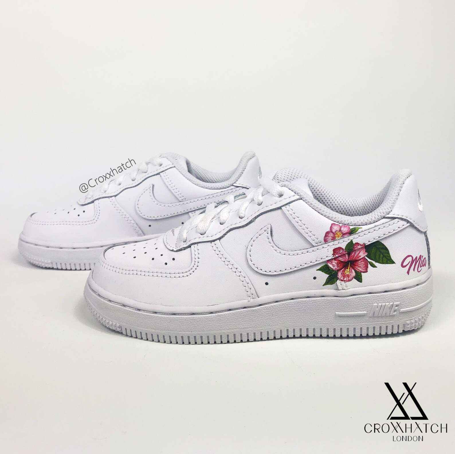 Flower Custom Air Force 1 Nike Sneakers Infant & Adult - Etsy