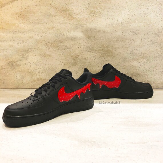 Tropfende Farbe Air Force 1 benutzerdefinierte Turnschuhe Tropfende Farbe Air Force 1 benutzerdefinierte Turnschuhe
