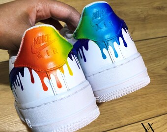 YOUR NAME - Rainbow Graffiti - Custom Air Force 1 - Hand Painted AF1 - –  Merakicks