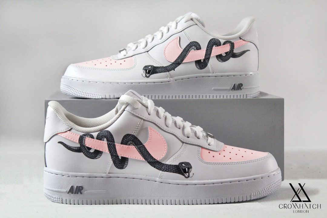 NIKE AIR FORCE 1 カスタムスニーカー スネーク エア フォース 1 カスタム スニーカー シューズ カラーウェイ