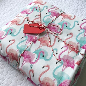 Cobertor minky para berçário, roupa de cama, linho, cobertor flamingo para bebê, berçário flamingo, cobertor para bebê menina, cobertor minky, flamingo rosa, hortelã