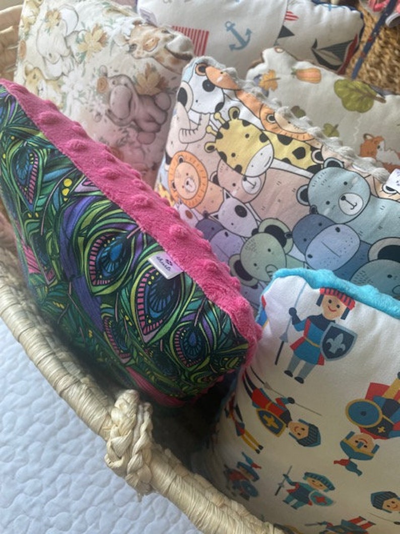 Poduszka dla dziecka, prostokąt, na prezent, opcje wyboru, różne wzory i kolory, baby shower zdjęcie 7