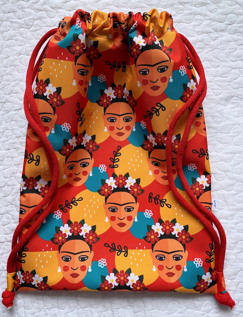 Frida Kahlo Backpack Frida bag waterproof Bag pattern Woman drawstring bag Backpack for woman Woman drawstring bag Mother/'s Day