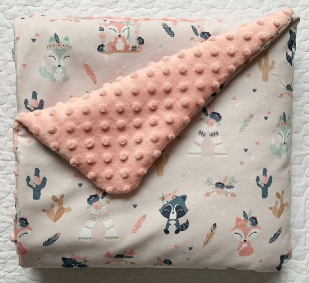 Newborn Baby Blanket Boho Baby Girl Blanket Tribal Woodland Etsy