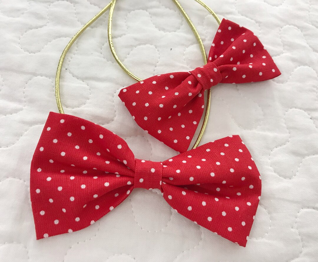 An Elegant Set of Bow Ties, Men and Kids Bow Ties, Christmas Bow Ties