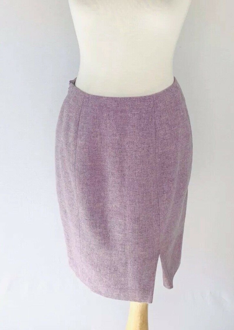 Linda Allard Ellen Tracy 100/% Lambswool 2 Piece Skirt Suit Size 6P /& 4P Ret 498