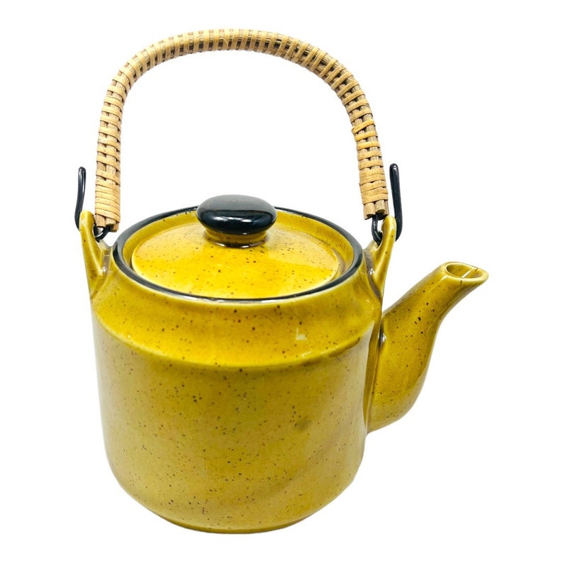 Japanese Vintage Stoneware Tea Set 1960's Etsy