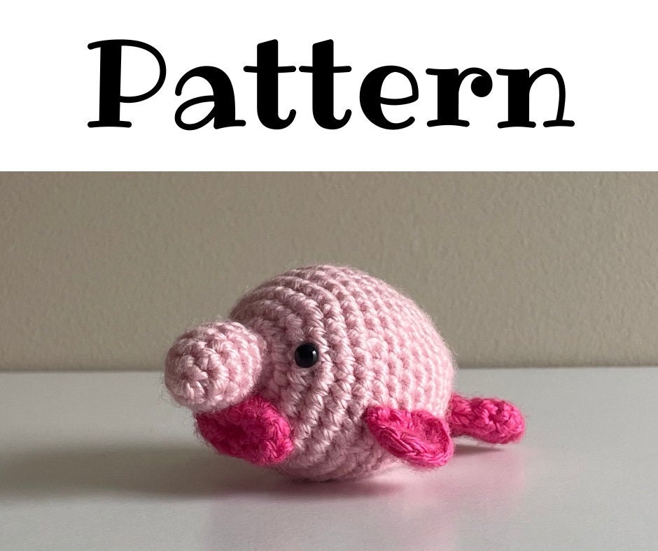 Blobfish Crochet Pattern Funny Crochet Pattern Ugly Fish -  Hong Kong