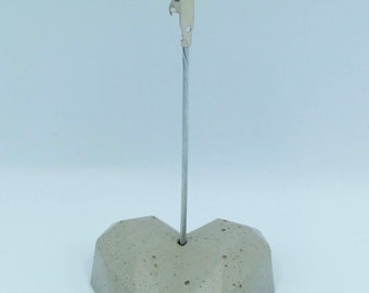 Concrete message holder