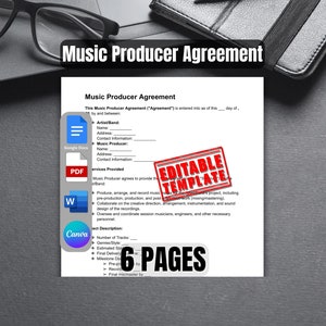 Royalties Contract Template Etsy UK