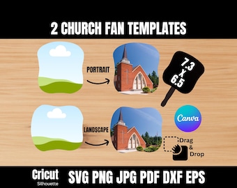 Custom Church Fan Template Canva, Printable Hand Fan Templates, Editable Wedding Paddle Fan, Church Fan SVG, Blank Fan Template, Paddle Fan