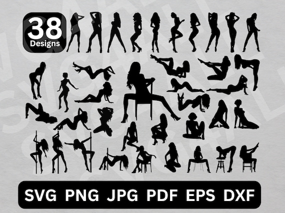 Strip Dance SVG, Strip Dancer SVG, Strip Dance cricut, Strip Dance Clipart, Strip Dance Vector, Strip Dancing Silhouette, Stripper Svg