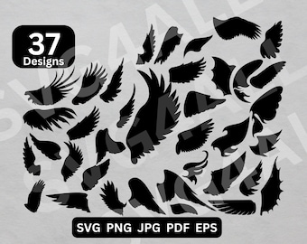 翼 svg、翼 バンドル svg、翼 PNG、翼 クリップアート、翼 カット ファイル、翼 クリカット、翼 シルエット、翼 イラスト
