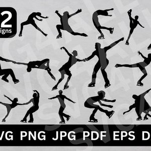 Figure Skating SVG, Ice skating SVG, Figure Skating png, Figure Skating Bundle, Figure Skating Clipart, ice skater SVG, Ice skate