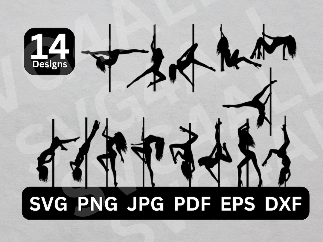 Pole Dancer SVG, Pole Dance SVG, Striper SVG, Pole Dancer Png, Pole