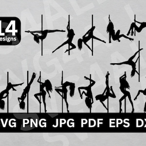 Pole Dancer SVG, Pole Dance SVG, Striper SVG, Pole Dancer png, Pole Dancer cricut, Pole Dancer Clipart, Pole Dancer Cricut, Stripper Vector,