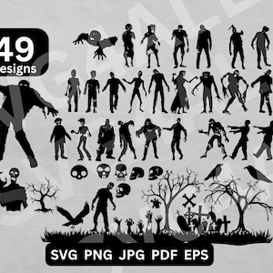 Zombie SVG, Zombie PNG, Zombie cricut, Zombie clipart, Zombie Vector, Zombie Silhouet, Zombies Svg