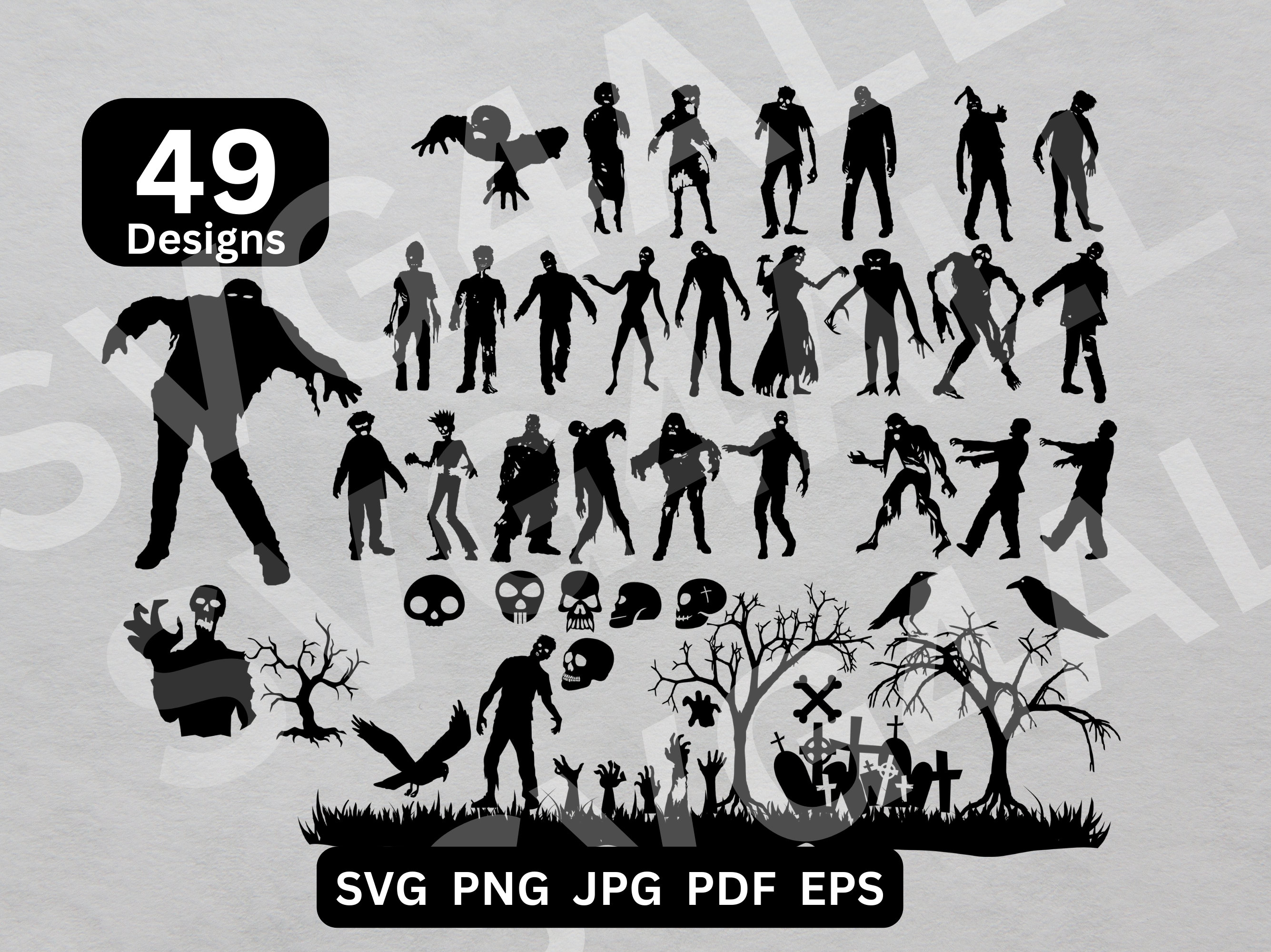 Zombie Racing Svg Zombie SVG, Zombie PNG, Zombie Cricut, Zombie Clipart, Zombie Vector ...