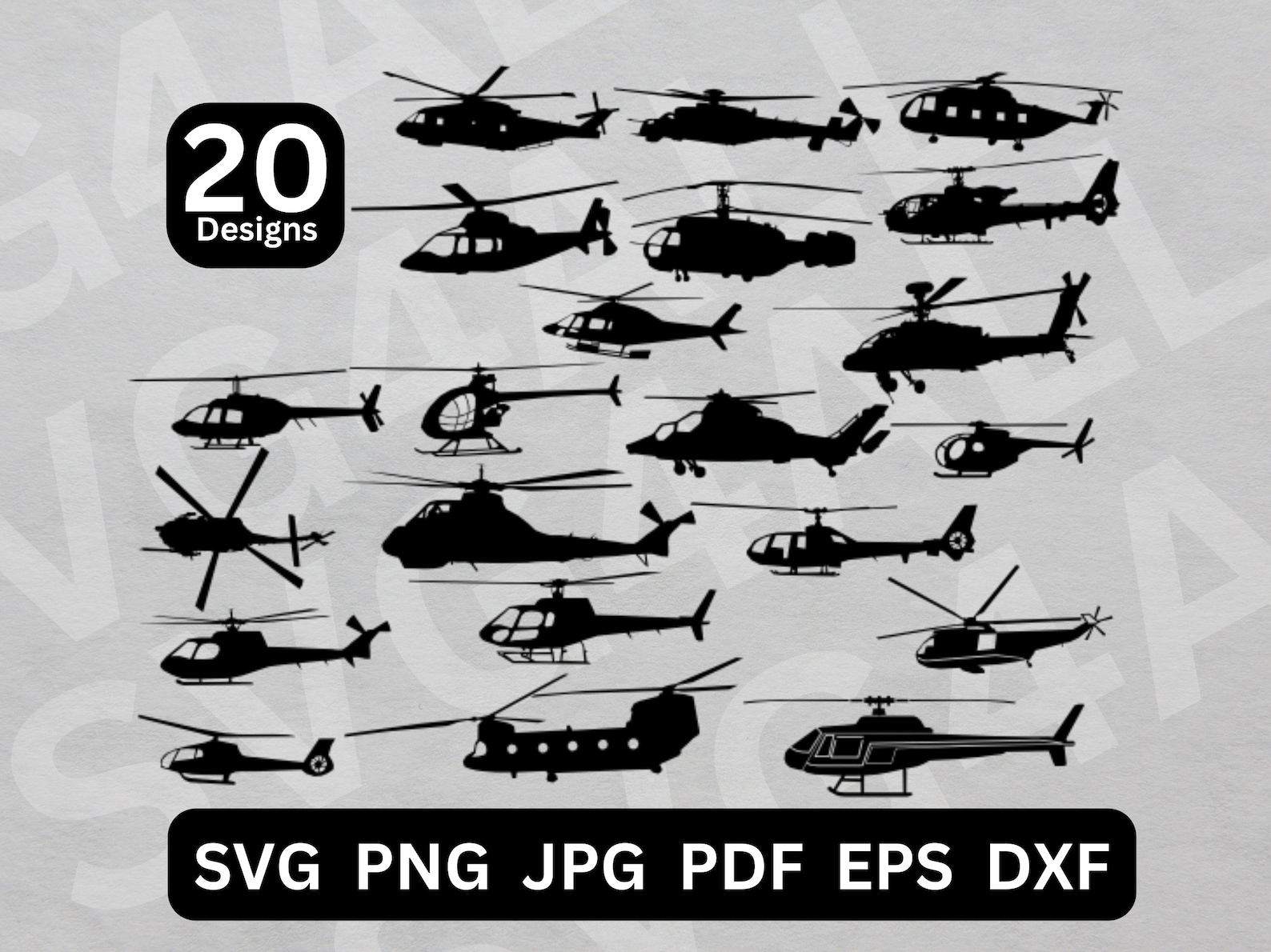 Helicopter Vector File Helicopter Svg Bundle, Helicopter Svg File, Helicopter Clipart ...