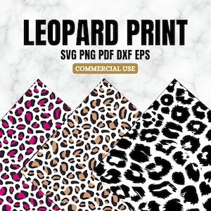 Leopard Print Svg, Leopard Svg, Cheetah Print Svg, Commercial Use, Print Svg, Pattern Svg, Cutting Template Vector Clip Art