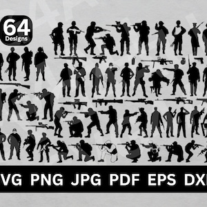 Soldier SVG, Soldier SVG file, Soldier Cut File, Soldier Clipart, Soldier Cricut, Soldier Silhouette, Soldier vector, Soldier PNG, Army svg