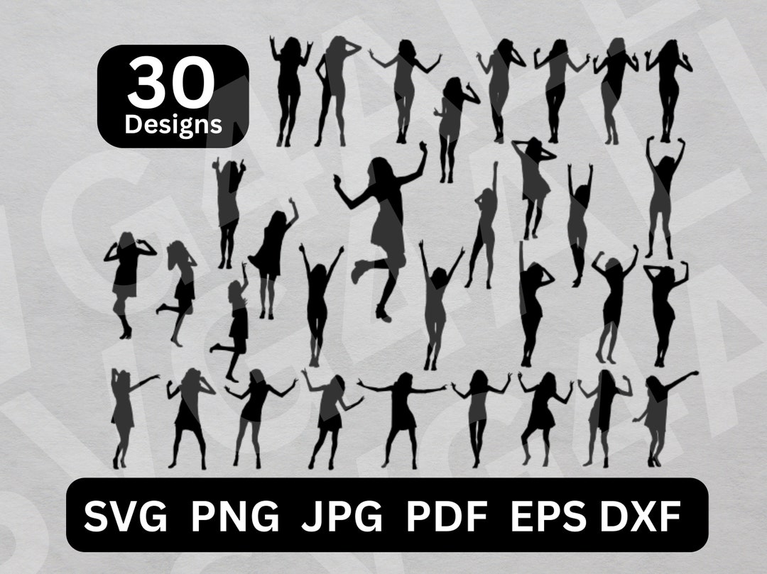 Dancing Girl SVG, Dancing Girl, Dancing Girl Vector, Dancing Girl