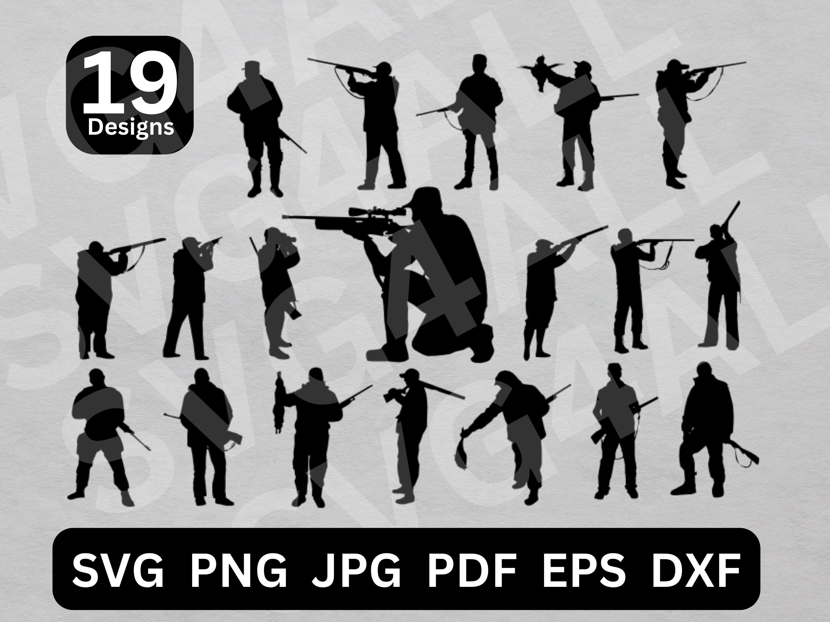 Hunter SVG, Hunter PNG, Hunter Cricut, Hunter Clip Art, Hunter Vector ...