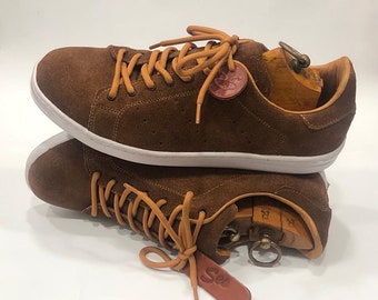 Men&#39;s Leather and Suede Sneakers | Custom Made to Your Size | Arwaks Sneakers by Ses