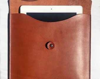 Housse iPad en cuir personnalisée | | de pochette en cuir de tablette | de manches en cuir vintage Macondo Tech Cases par Ses