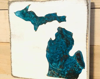 Michigan Wood Sign | Etsy