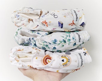 Harry Potter-inspired Cloth Nappy Bundle One-size-fits-most Cloth diaper MCN - nappy / reusable diaper plus 2pcs FREE BAMBOO boosters