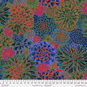 FreeSpirit Fabrics PWPJ113 Dark -House Leeks