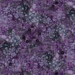 May include: Abstract purple and gray swirling pattern with a marbled effect. The pattern resembles a close-up of a galaxy or nebula.